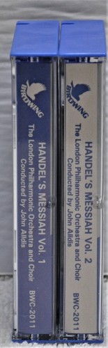 HANDEL'S MESSIAH 2 Cassette Set Sparrow Records BWC-2011 - Picture 2 of 8