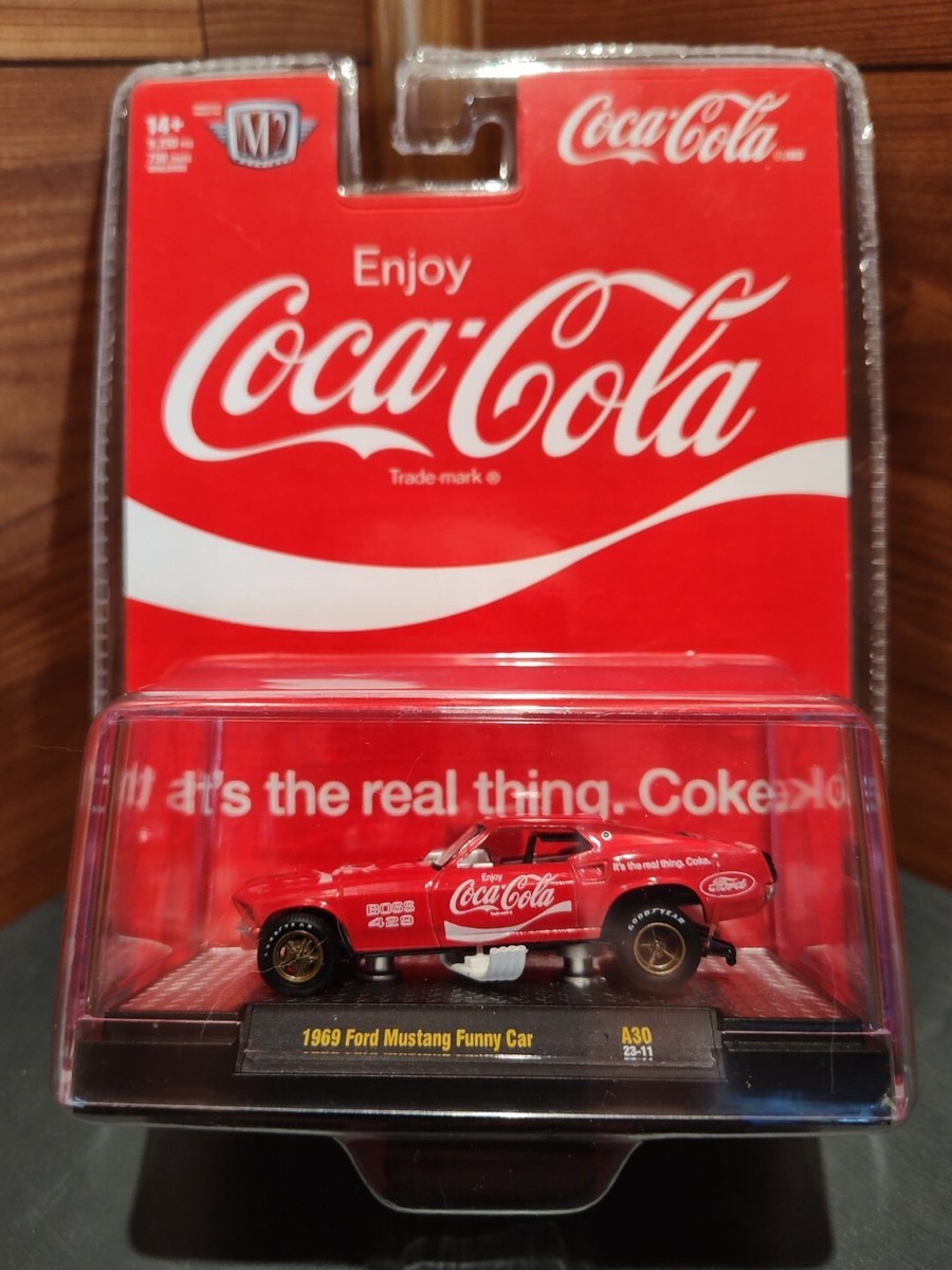 M2マシーン コカ・コーラ　C950 ボックストラック & マスタング NEW M2 MACHINES 2023 COCA-COLA® 1969 FORD MUSTANG FUNNY CAR WITH