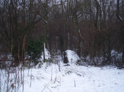 Foto 6x4 The North Downs Way betritt Westfield Wood Kit's Coty The long d c2009