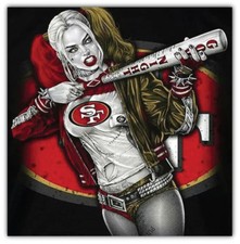 San Francisco 49ers NFL Suicide Squad Car Bumper Sticker Decal - 3'' or 5''