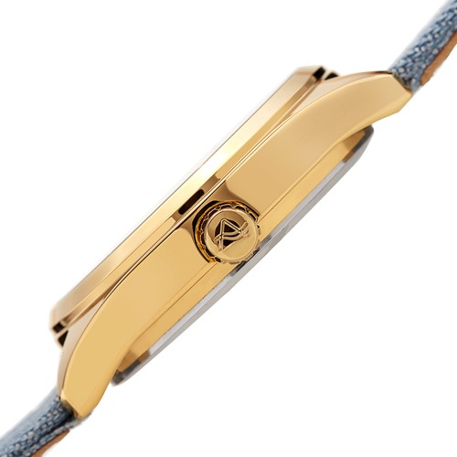 Reloj para mujer August Steiner AS8266 cuarzo fecha denim sobre correa de cuero - Imagen 4 de 13