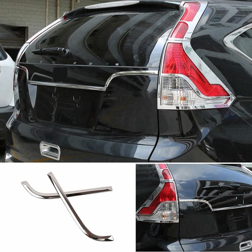 Fit For HONDA CR-V CRV 2012 2013 2014 Stainless Tail Door Trunk Side Strip Trim - Picture 1 of 6