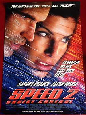 Speed 2 Cruise Control Kinoplakat Poster A1 Sandra Bullock, Jason Patric