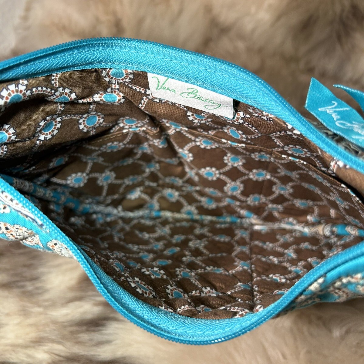 Vera Bradley Shoulder Bag - Totally Turq Print | eBay Vera Bradley Shoulder Bag - Totally Turq Print | eBay