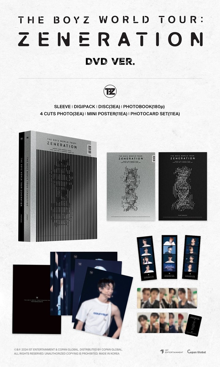 K-POP・アジア THE BOYZ WORLD TOUR ZENERATION DVD THE BOYZ 2ND WORLD TOUR ZENERATION DVD - Kpop USA
