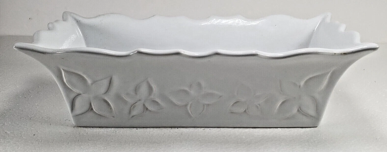 Appolia Baking Dish Ceramic Casserole White Made in France