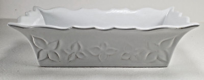 Appolia Baking Dish Ceramic Casserole White Made in France