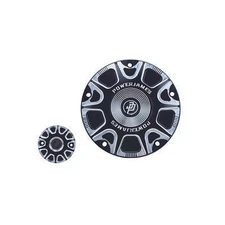 Black Chrome Derby Timer Cover for Harley Dyna Low Rider FLD FXD/I FXDB/I 99-17