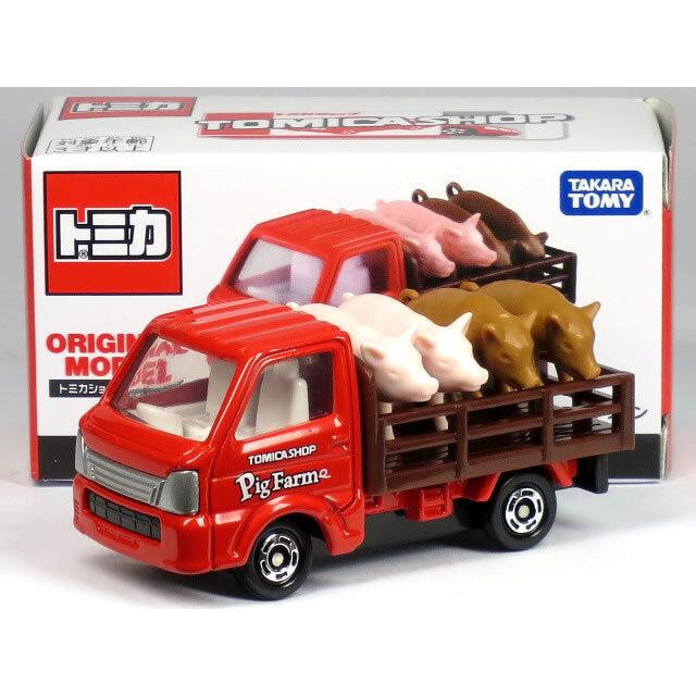 Takara Tomy Tomica Shop Exclusive Suzuki Carry Pig Farm Truck - Main Image