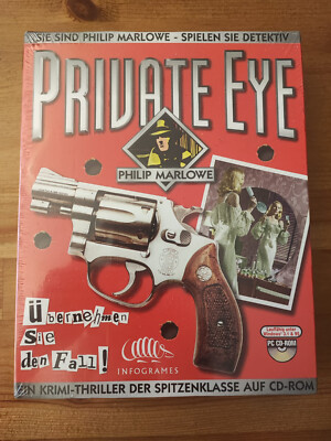 Private Eye P. Marlowe - Infogrames - PC CD-ROM - Big Box Eurobox - Neu Sealed!