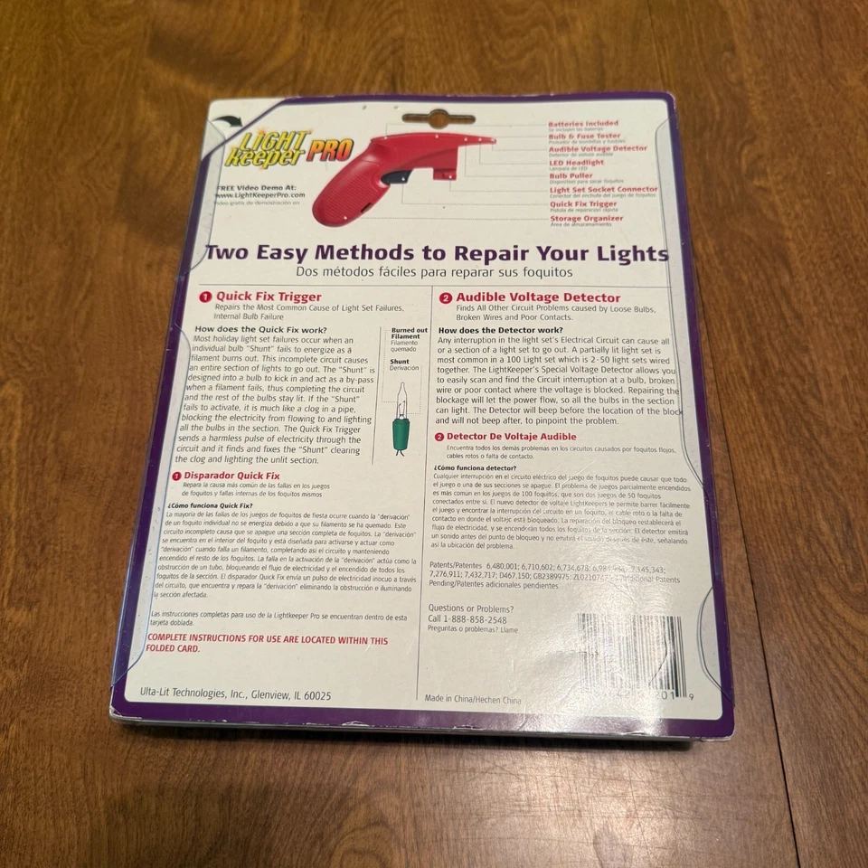LightKeeper PRO The Complete Tool to Fix Incandescent Light Sets NEW Christmas - Image 2 of 2