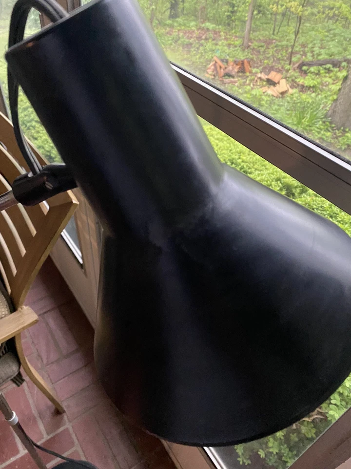 Lámpara de pie IKEA vintage poste moderna cromada negra Stilnovo brazo ajustable Foto 3 de 4