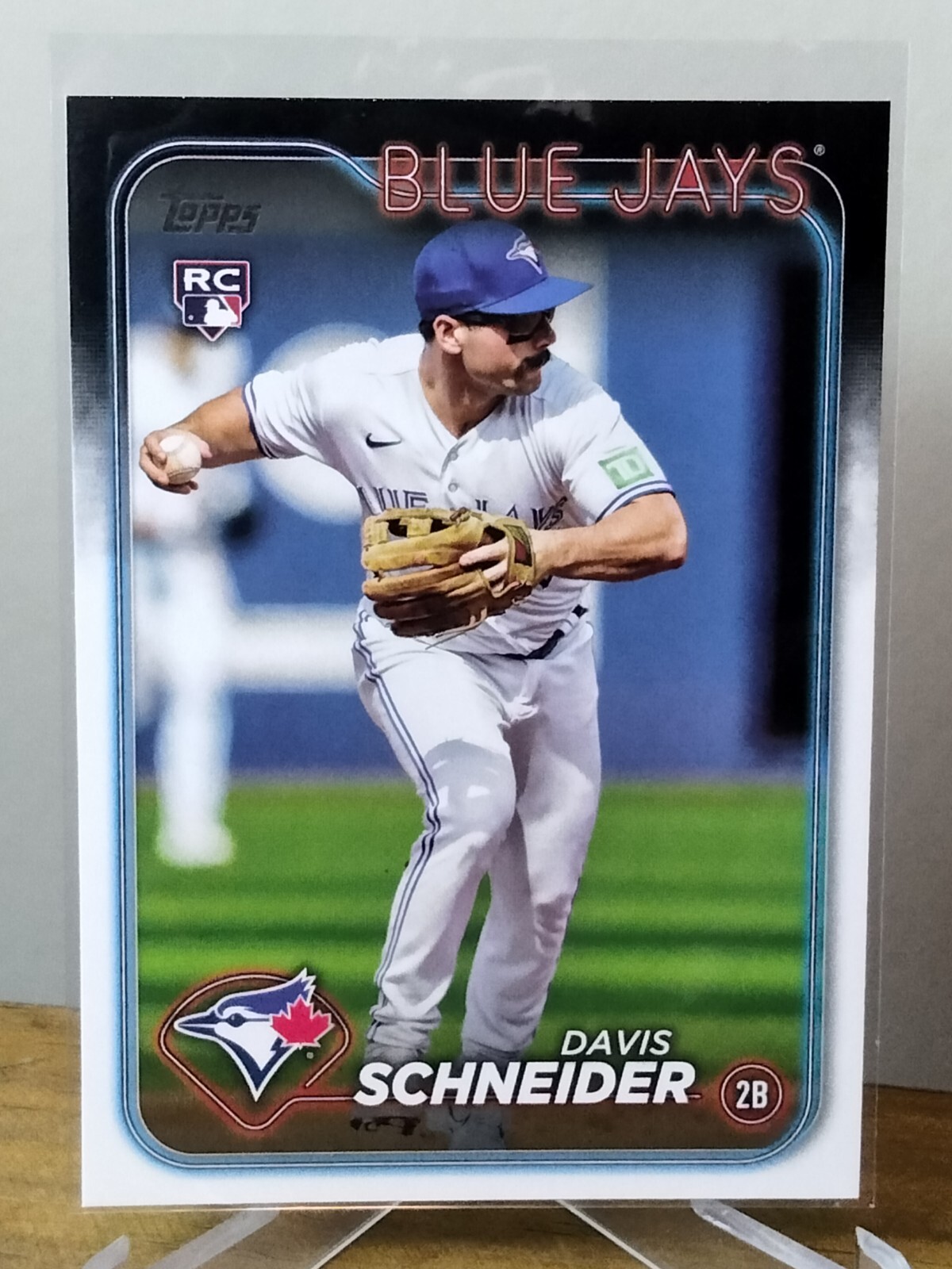 DAVIS SCHNEIDER 2024 TOPPS SERIES ONE BASEBALL ROOKIE CARD #189 Toronto 2B