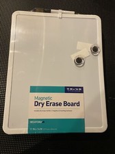 Wexford Magnetic Dry Erase W/Marker 2 Magnets Mounting Hardware Corked WH Board