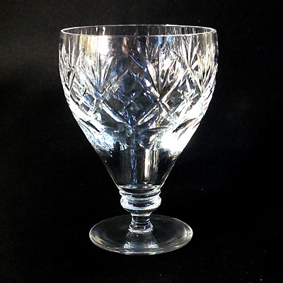 WEBB CORBETT GEORGIAN WATER GLASS, Cut Lead Crystal, 4 3/4'', Made in ENGLAND