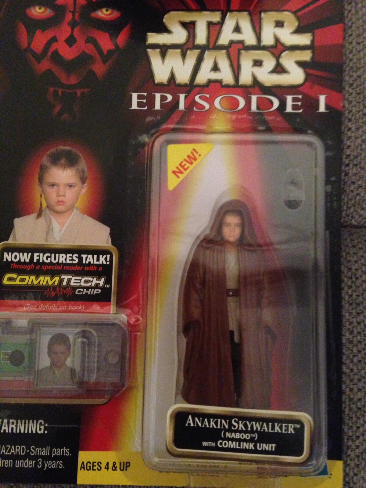 4 NEW STAR WARS Figures Episode 1, Windu, Panaka, 2 Anakin Comm Tech eBay