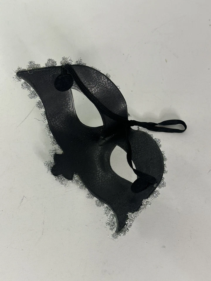 Hand Printed Venetian Mascarade Face Mask Made in Italy Venezia Maradi Gras - Image 3 of 4