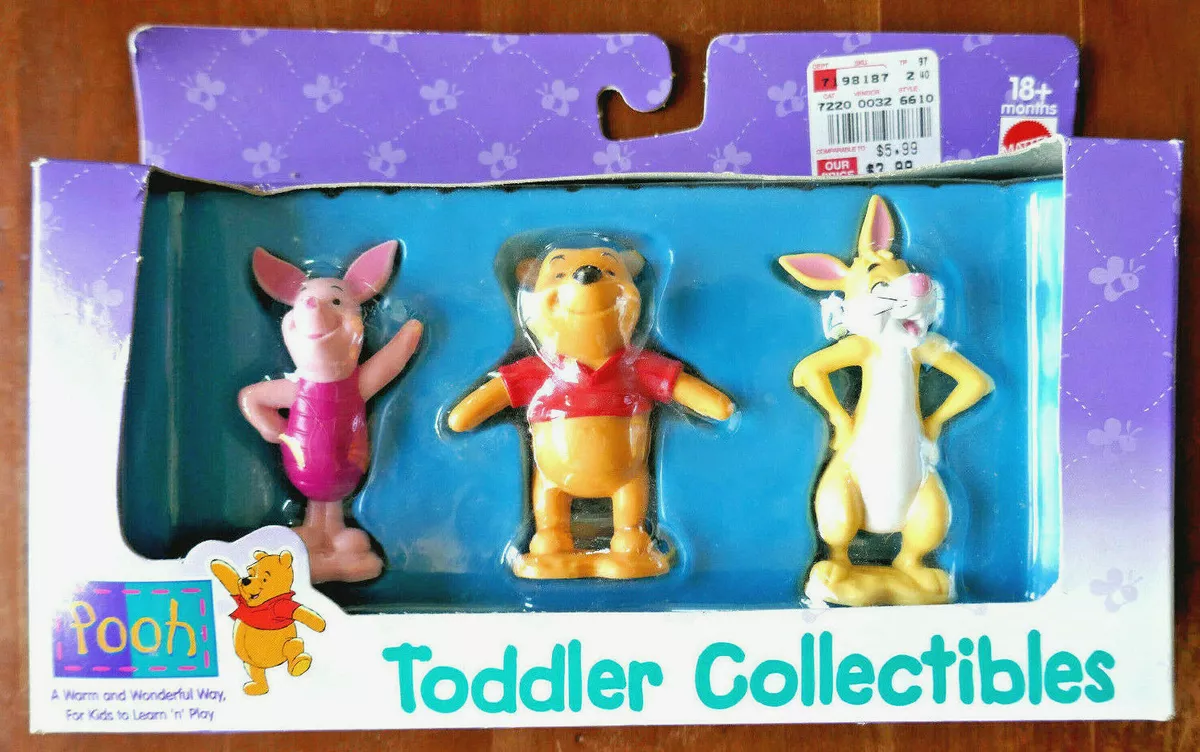90 s Mattel Winnie The Pooh Toddler Collectibles Figures Set New