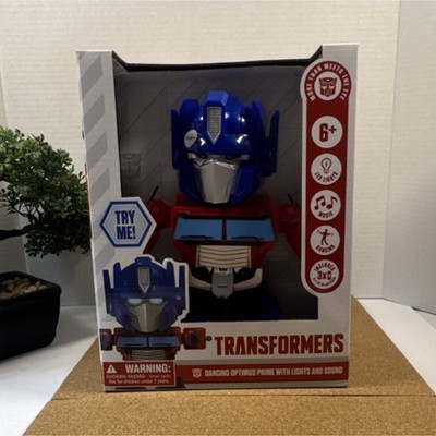 World Tech Toys Transformers Optimus Prime Figure LED Lights, Music, Dancing