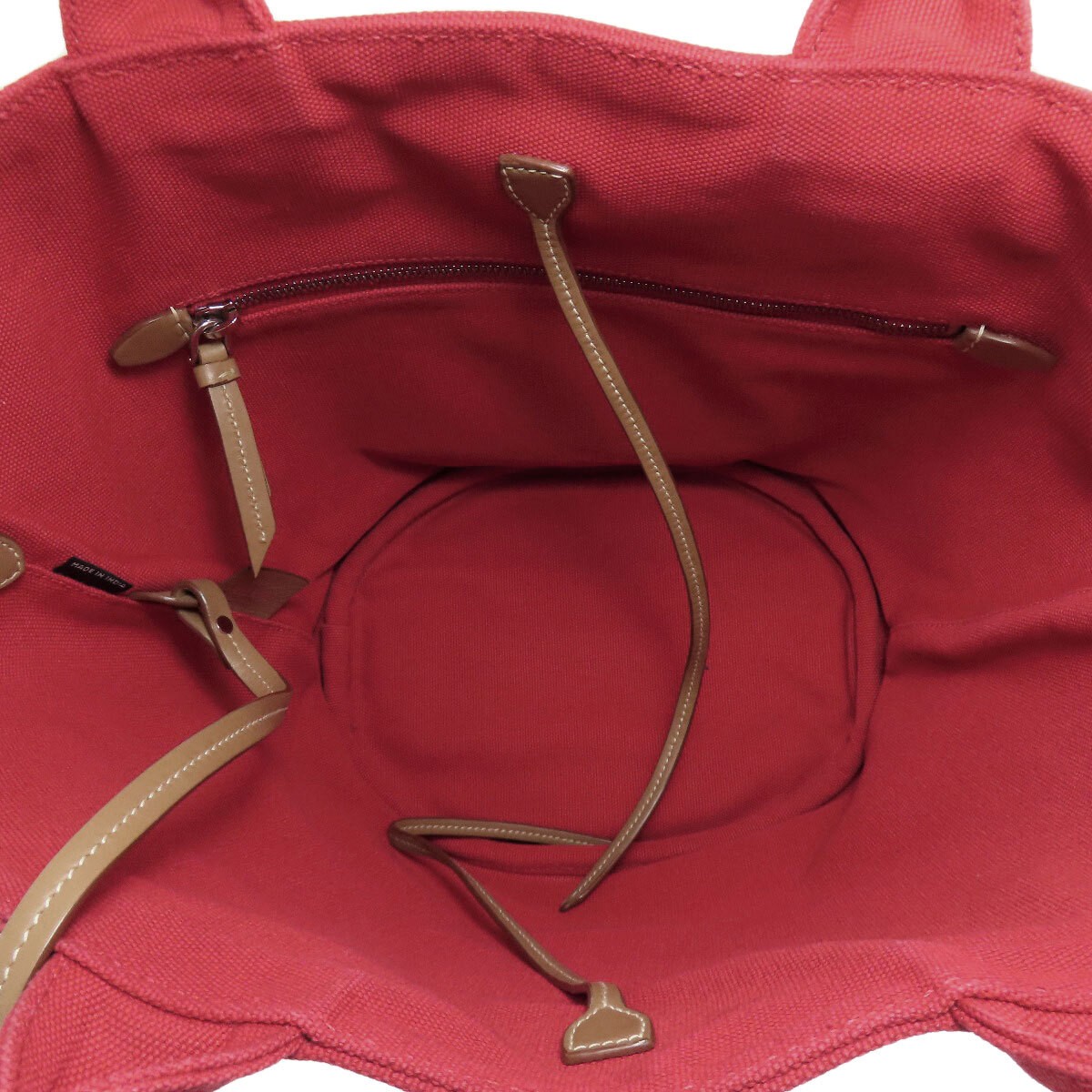 PRADA 1BG439 Canapa Mini Punching 2WAY Handbag Canvas Ladies Used from japan thumbnail 5