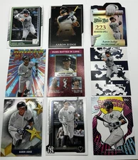 Aaron Judge Card Lot (9) Power Player, Nice List, RBI Pink Sparkle & More