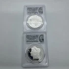 2025 S Proof $1 Morgan and Peace Dollar 2pc Set PCGS PR70 FS Morgan 8A