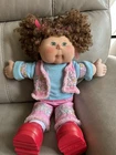 Vintage Cabbage Patch Kids SRK Doll Play Along 2004 Red Hair Green Eyes Outfit X