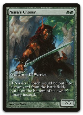 Nissa's Chosen #34 (NM) Game Day & Store Championship GAME Magic MTG