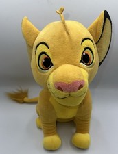 Disney The Lion King Simba Plush Stuffed Animal Cub Toy Yellow Lion 13 Soft