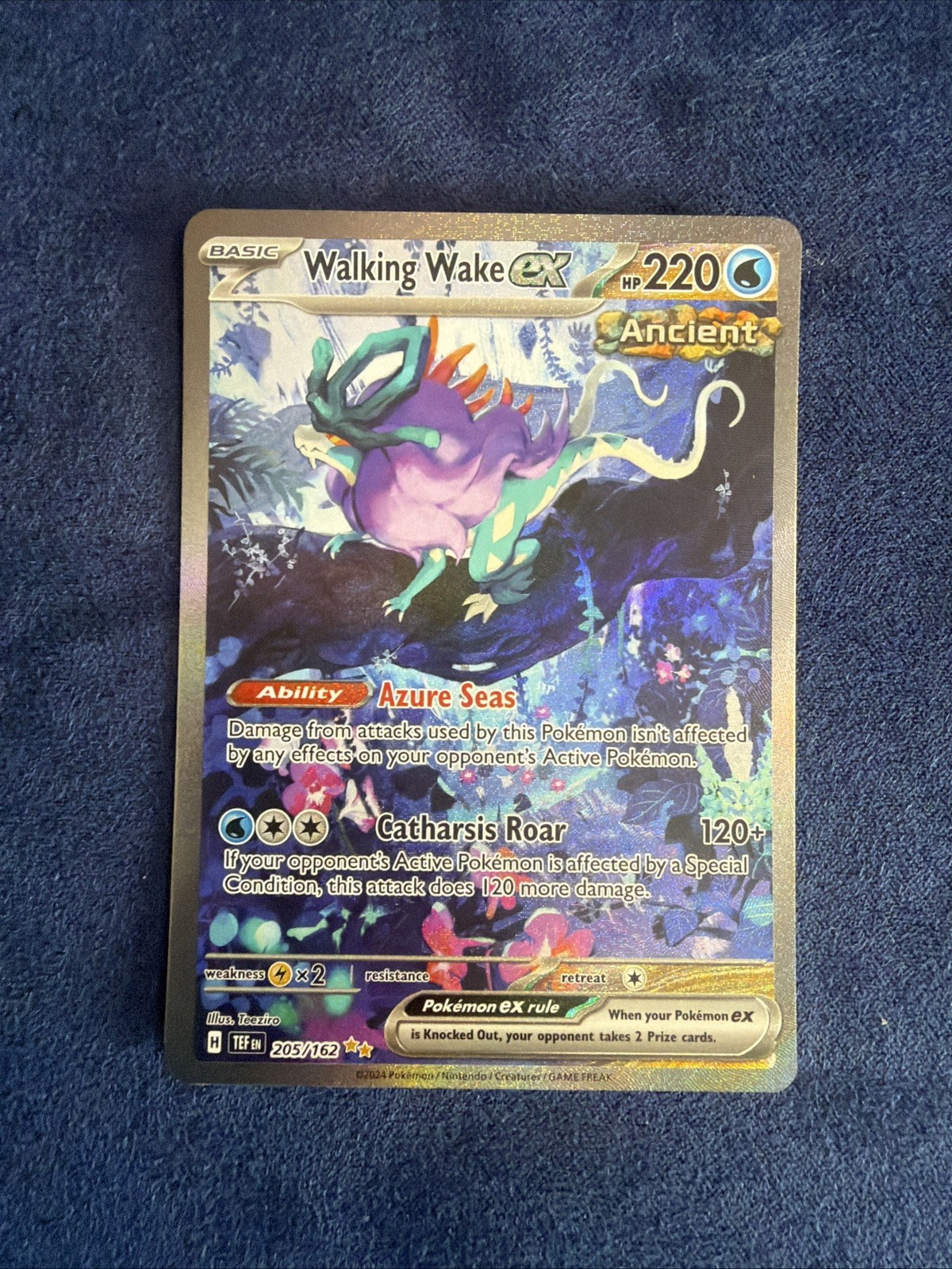 Walking Wake ex 205/162 Sv05: Temporal Forces Holo MINT PACK FRESH