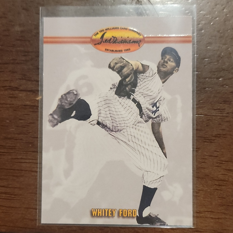 Ted Williams Card Company 1993 Whitey Ford New York Yankees #62 MLB