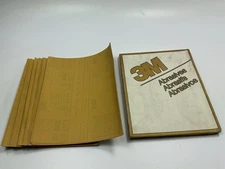 3M 02543 Gold Abrasive Sandpaper Sheet, P240 240 Grit, 9" X 11", 50 Sheets