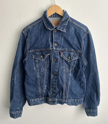 Vintage Rare Distressed 60’s Type 3 Levi’s Big E Denim Trucker Jacket Men’s