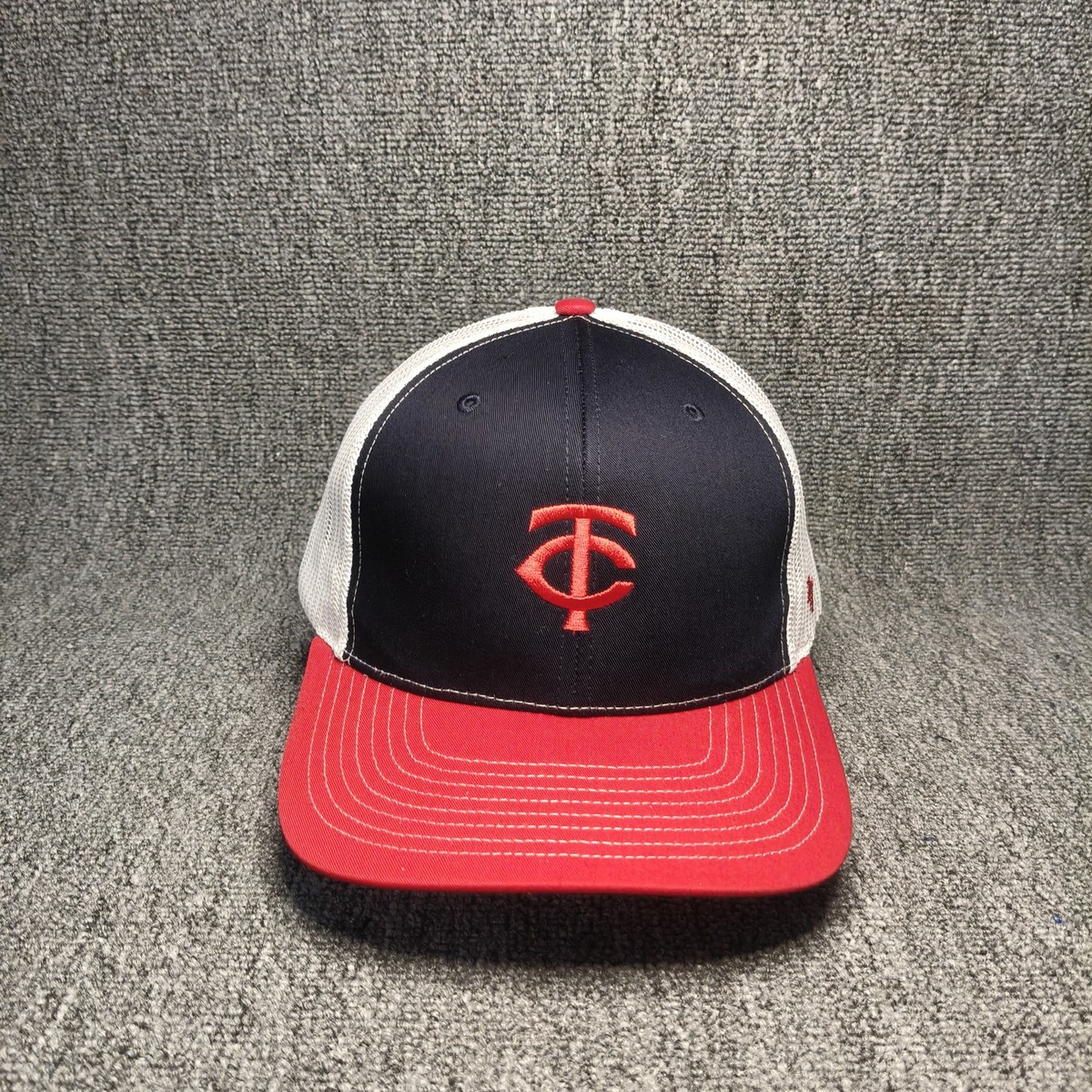 '47 Brand Minnesota Twins MLB Trucker Snapback Hat Navy White Red