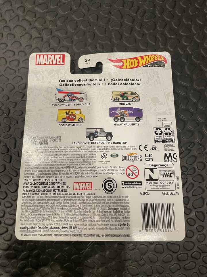 Hot Wheels Premium Marvel Captain America MBK Van #2/5 - Image 2 of 2