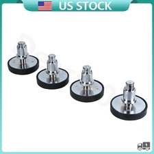 4x New Shaft Dia 38mm Car Lift Rubber Tray Heightening Feet Plus High Leg Pads