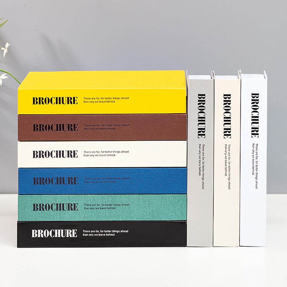 3Pcs Reusable Faux Books for Display Paper Book Decor for Modern Room ...