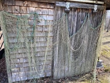 Authentic Vintage Fishing Net  -  11 by 24 Ft.