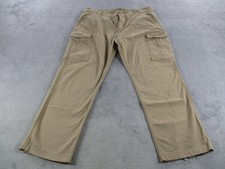 Carhartt Pants Mens 40x30 Tan Rugged Flex Relaxed Fit Canvas Cargo Work Utility