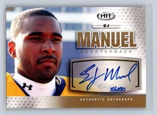 2013 SAGE HIT #A133 EJ Manuel Autographs Gold #/250