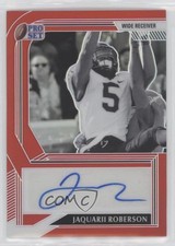 2022 Leaf Pro Set Metal Red Prismatic 3/5 Jaquarii Roberson #BW-JR2 Auto w6g