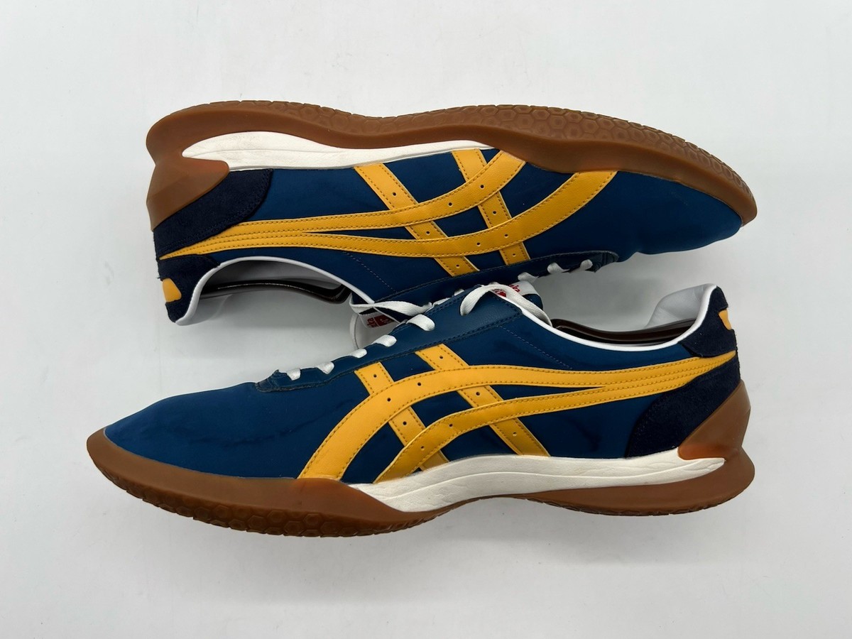 Asics Onitsuka Tiger Ohbori Ex Mens Sz 11 Blue Yellow Mesh Running