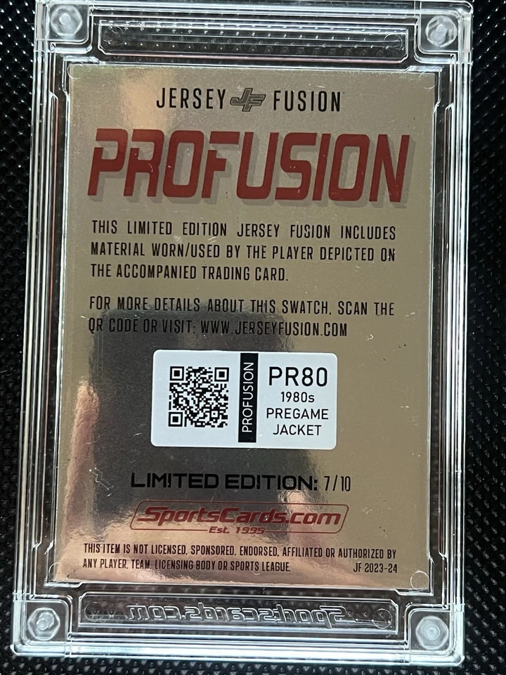 2024 Jersey Fusion Baseball - Pete Rose Profusion 7/10 - Player Worn Jacket - Image 2 of 2