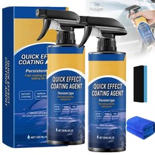 2 Stück Auto Nano Beschichtung Spray 3in1 Keramik Versiegelung Kratzer Entferner