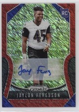 2019 Panini Prizm Rookies Red Shimmer 16/25 Jaylon Ferguson #379 Auto 0c2