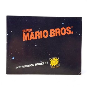 Super Mario Bros - NES Matte Sticker Seal 1985 Test Market Release - CIB GRAIL
