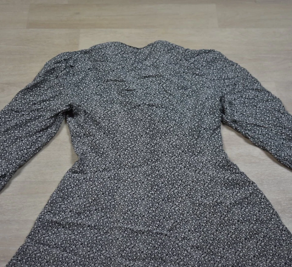 90s Jonathan Martin Midi Dress Floral Cottagecore Prairie Grunge Pearl VTG - Image 4 of 4