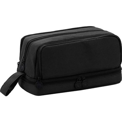 Federmäppchen groß, Schreibwaren Tasche, Schulmäppchen, Buntstifte, Schwarz