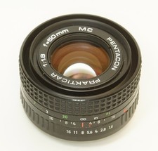 German PENTACON PRAKTICAR 1:1.8 f 50mm MC 21N-768 PB Mount