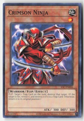 Yugioh - Crimson Ninja IOC-EN006 Unlimited - Invasion of Chaos (25th Anniversary